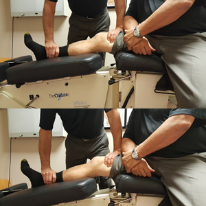 picture Auburn chiropractic distraction treatment for knee pain